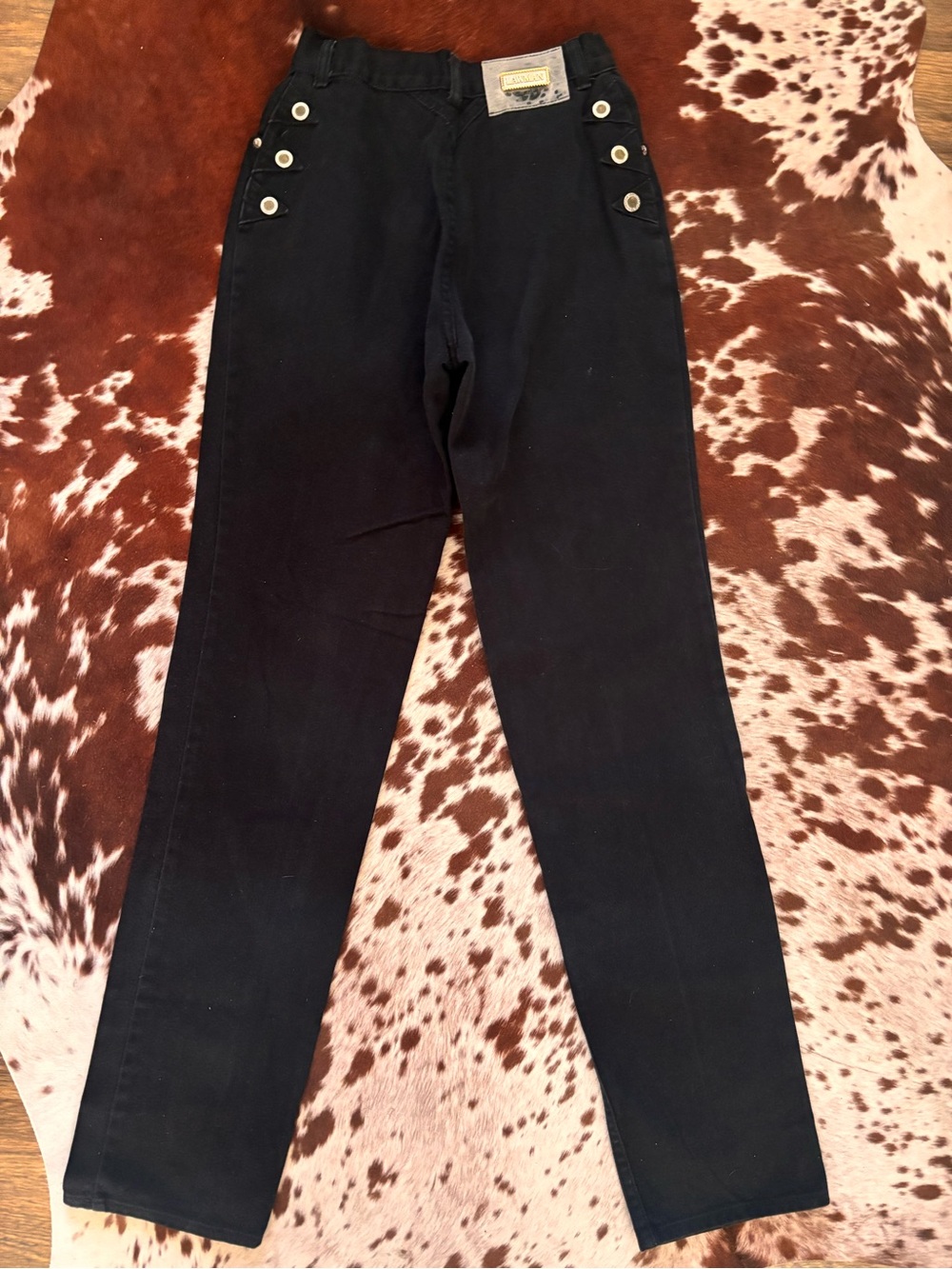 Vintage Lawman black denim jeans size 25